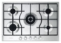 De Longhi SLF575LX Slim Lite Piano cottura a gas 5 fuochi cm. 75 - inox