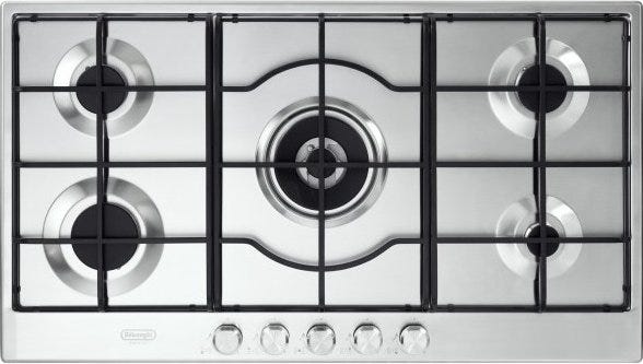 De Longhi SLF590LX Slim Lite Piano cottura 5 fuochi a gas cm. 90 - inox