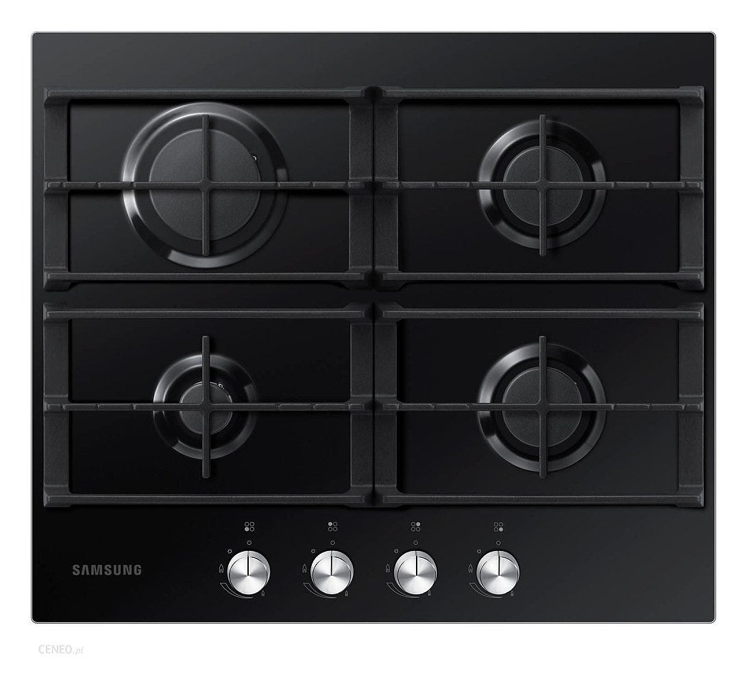 Samsung NA64H3000AK/O1 Piano cottura a gas cm. 60 - vetro nero