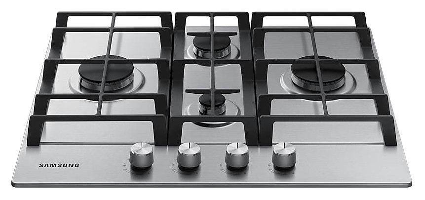 Samsung NA64H3010BS/O1 Piano cottura a gas cm. 60 - inox griglie in ghisa
