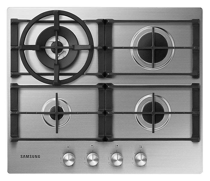 Samsung NA64H3030AS Piano cottura a gas cm. 60 - inox griglie in ghisa
