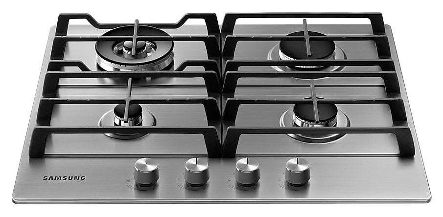 Samsung NA64H3030AS Piano cottura a gas cm. 60 - inox griglie in ghisa