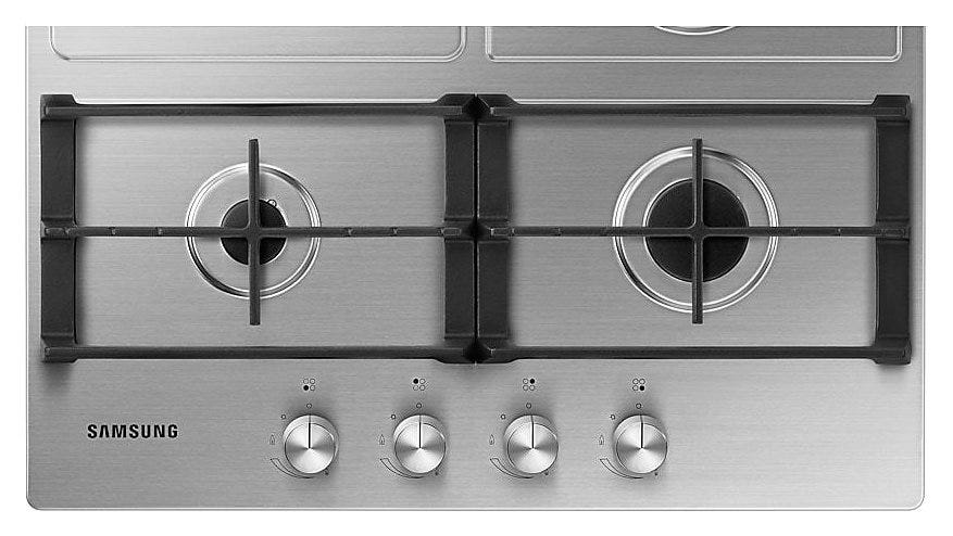 Samsung NA64H3030AS Piano cottura a gas cm. 60 - inox griglie in ghisa