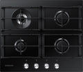 Samsung NA64H3031AK Piano cottura a gas cm. 60 - vetro nero