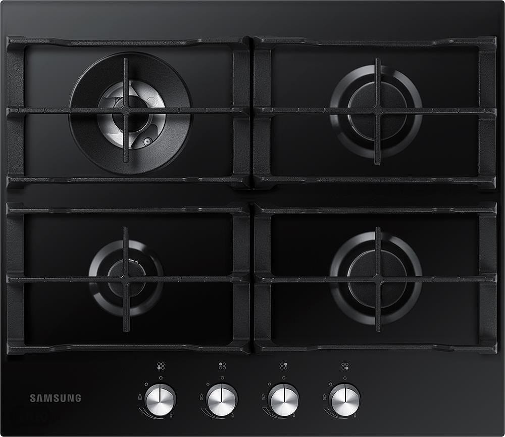 Samsung NA64H3031AK Piano cottura a gas cm. 60 - vetro nero