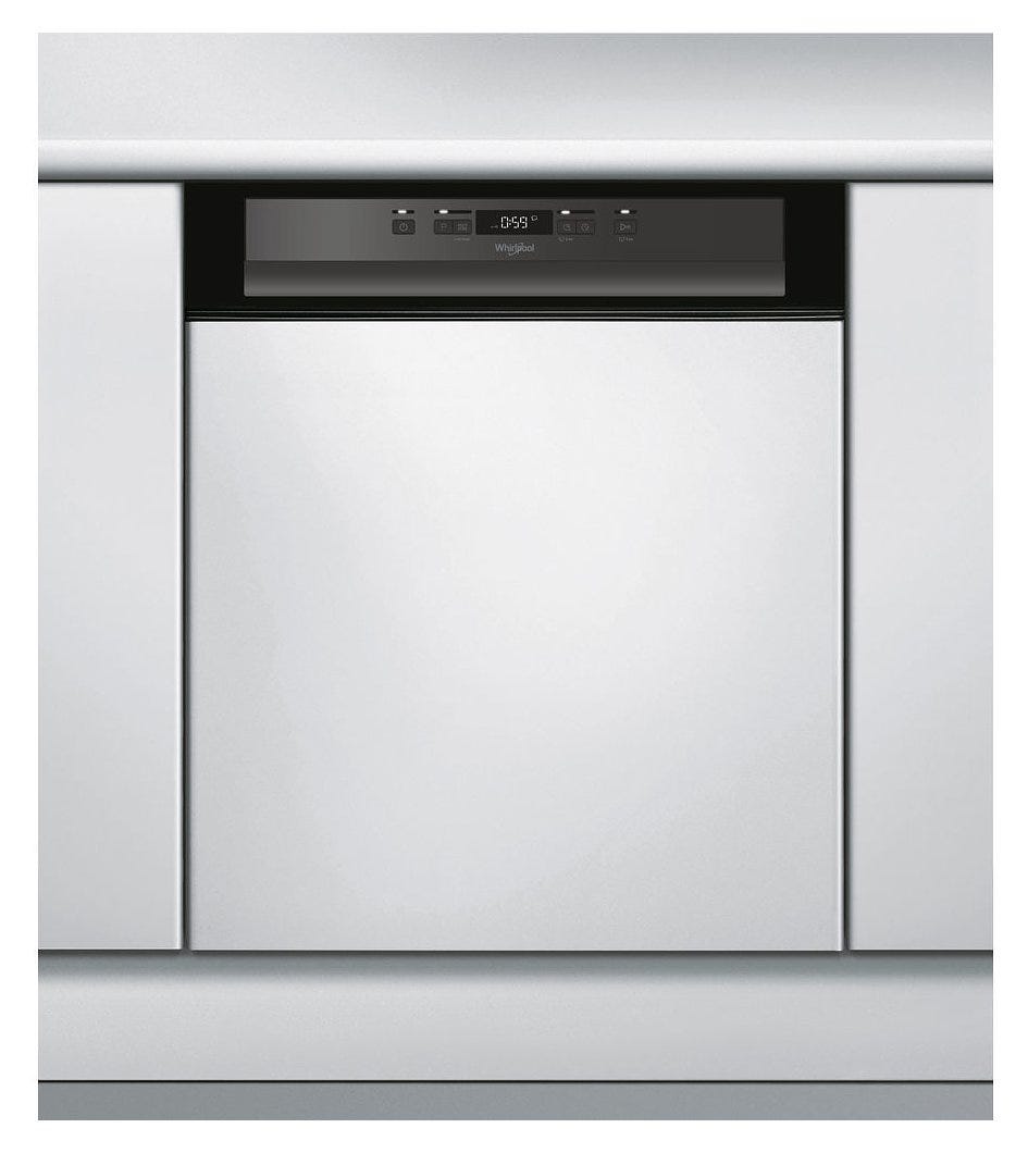 Whirlpool WBC 3C26 B Lavastoviglie parzialmente integrata cm. 60 - 14 coperti - nero