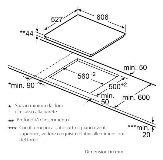 Bosch PKN675DP1D Serie 8 Piano cottura elettrico cm 60 - vetroceramica nero
