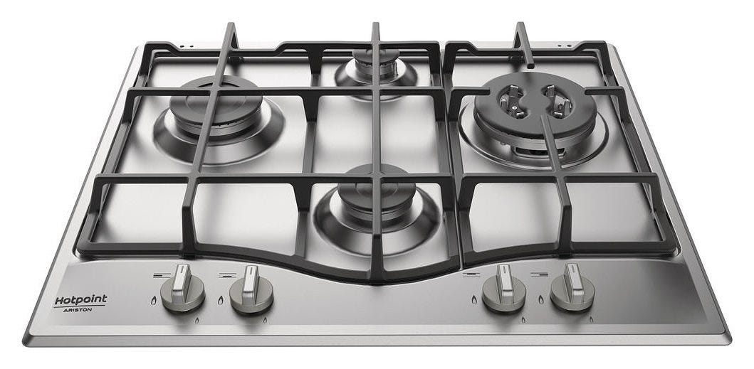 Hotpoint Ariston PCN 641 T/IX/HAR Piano cottura a gas da incasso cm 59 - inox