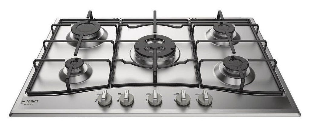 Hotpoint Ariston PCN 752 T/IX/HAR Piano cottura a gas da incasso cm 75 - inox