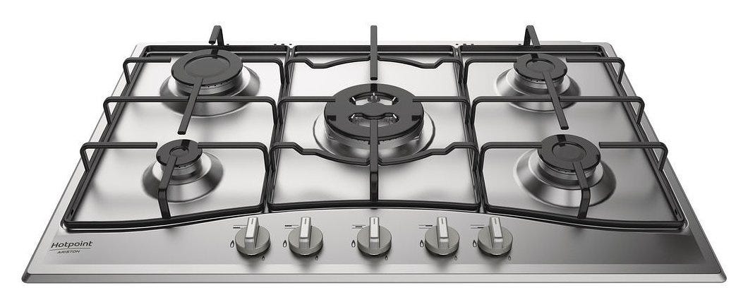 Hotpoint Ariston PCN 752 T/IX/HAR Piano cottura a gas da incasso cm 75 - inox