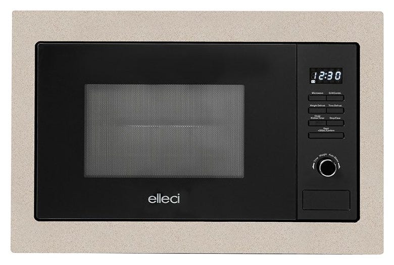 Elleci Plano MW Forno microonde - cm. 60 h 39 - granitek - avena