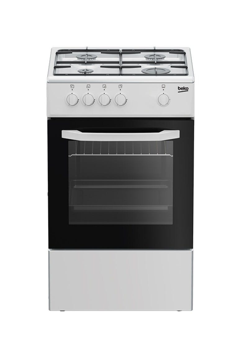 Beko CSG42001FW CUCINA A GAS CON FORNO A GAS - metallo bianco