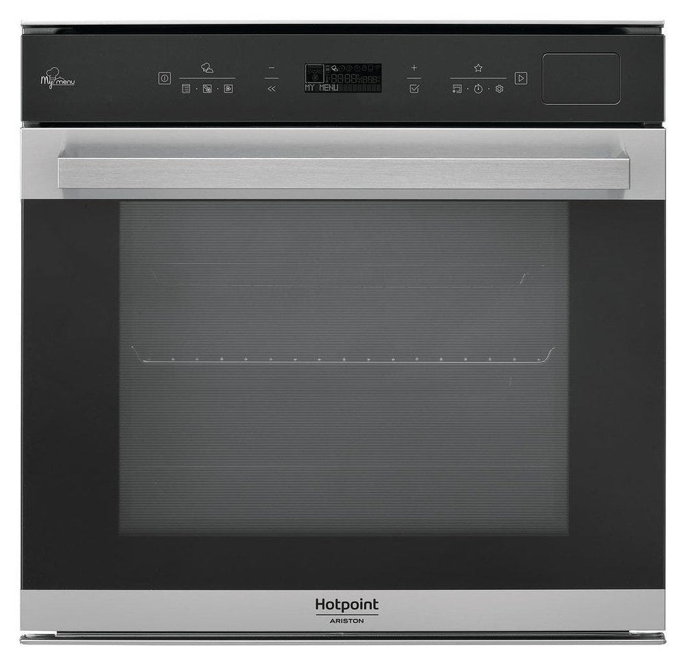 Hotpoint Ariston FI7 S8C1 SH IX HA Forno elettrico incasso cm 60 - inox e vetro nero