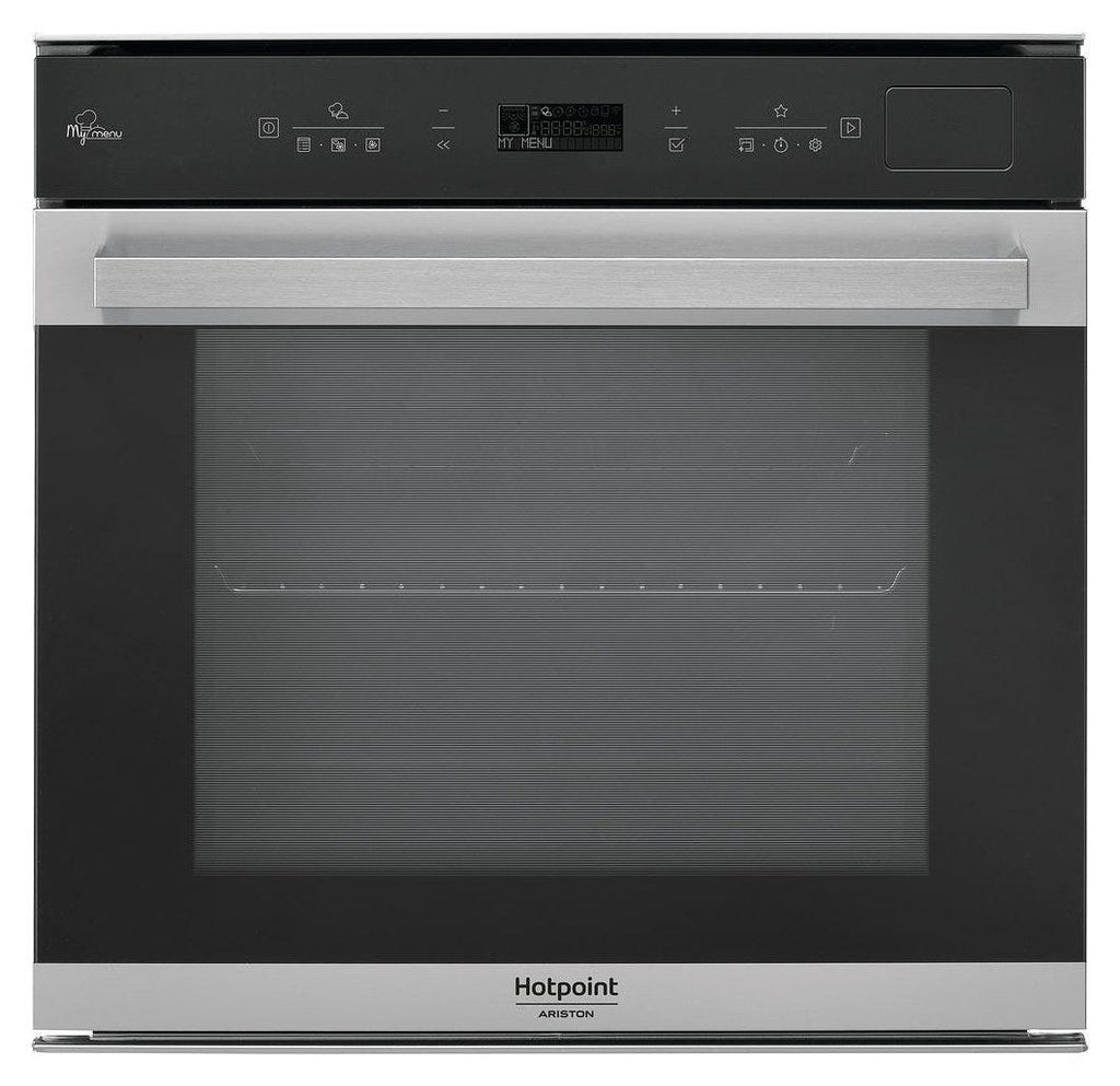 Hotpoint Ariston FI7 S8C1 SH IX HA Forno elettrico incasso cm 60 - inox e vetro nero