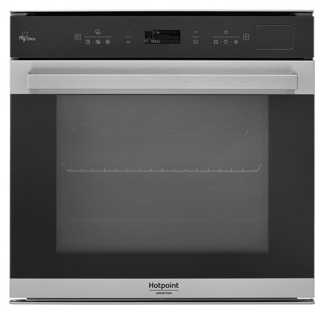 Hotpoint Ariston FI7 S8C1 SH IX HA Forno elettrico incasso cm 60 - inox e vetro nero