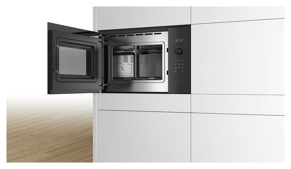 Bosch BFL554MB0 Serie 6 Forno microonde ad incasso cm 60 x h 38 - nero