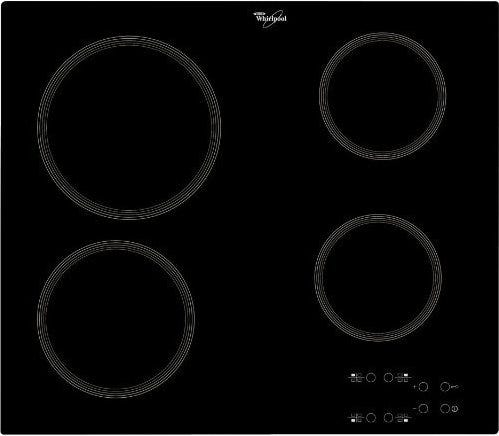 Whirlpool AKT801/NE Piano cottura elettrico cm 58 - vetroceramica nero