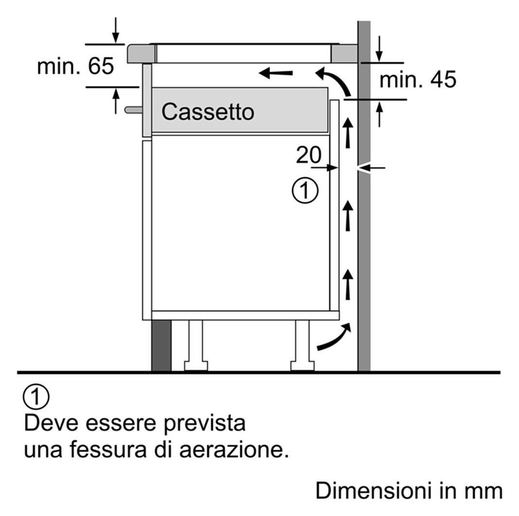 Bosch PXY875DC1E Serie 8 Piano cottura a induzione cm 80 - vetroceramica nero