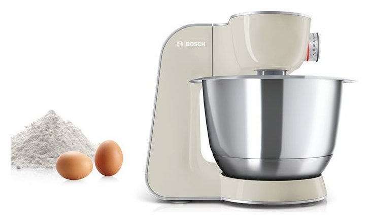 Bosch MUM58L20 CreationLine Robot da cucina multifunzione 3,9 lt - grigio