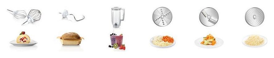 Bosch MUM58L20 CreationLine Robot da cucina multifunzione 3,9 lt - grigio