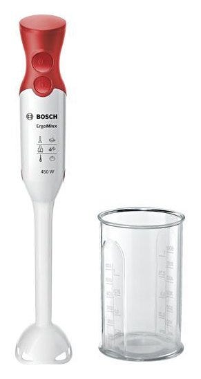 Bosch MSM64010 ErgoMixx Frullatore a immersione 450 W - bianco / rosso