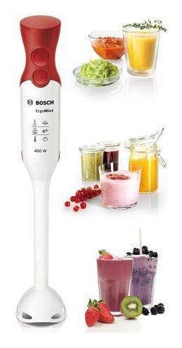 Bosch MSM64010 ErgoMixx Frullatore a immersione 450 W - bianco / rosso