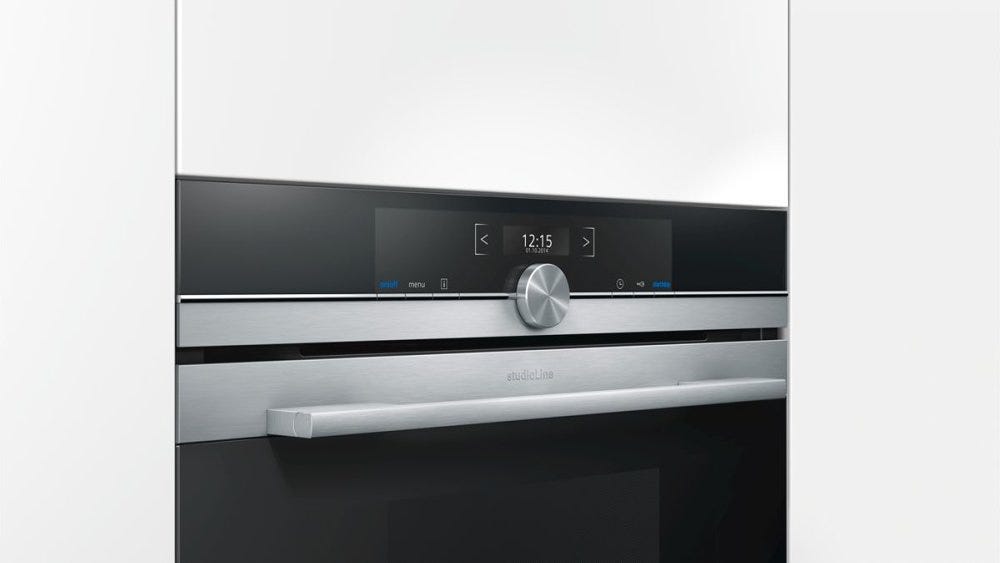 Siemens CD634GAS0 iQ700 Forno compatto a vapore cm. 60 h 45 - nero