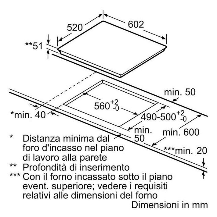 Siemens ED675FQC5E Piano cottura ad induzione cm 60 - nero