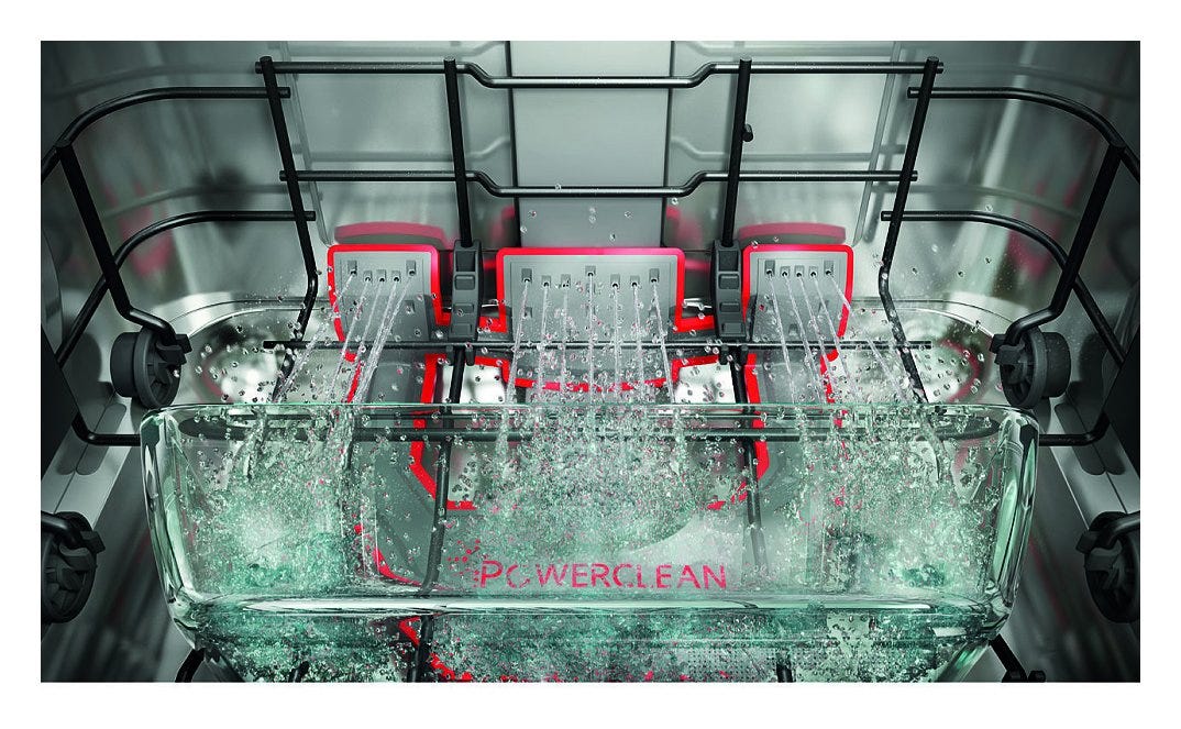 Whirlpool WSFO3O34PFXWP Lavastoviglie a libera installazione cm. 45 - 10 coperti - inox