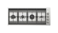 Foster 7681 000 Milanello Piano cottura a gas cm 112 - filotop - acciaio spazzolato