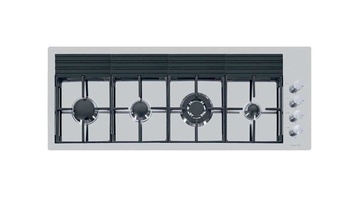 Foster 7284 042 S4000 Line XL Piano cottura a gas cm 118 - filotop - acciaio spazzolato