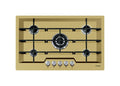 Foster 7601 932 KE Gold Piano cottura a gas cm 80 - filotop - acciaio Gold