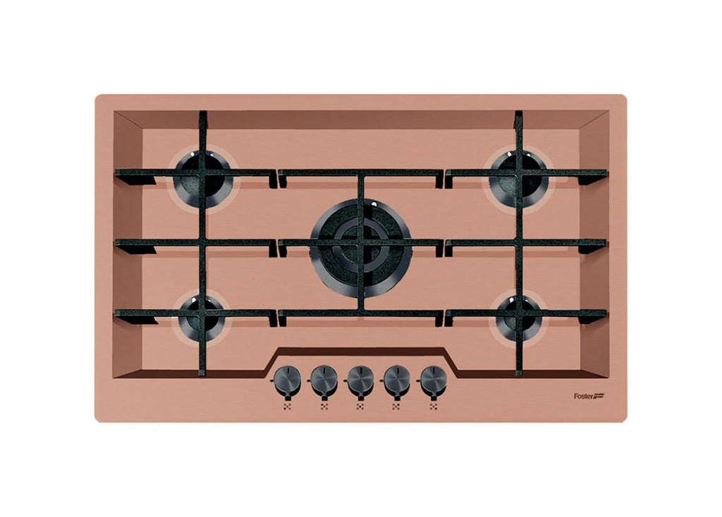 Foster 7601 866 KE Copper Piano cottura a gas cm 80 - filotop - acciaio Copper