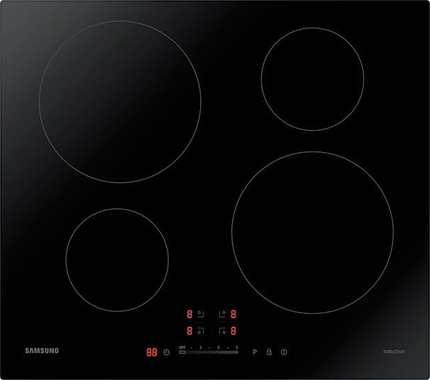 Samsung NZ64H37070K Piano cottura induzione cm. 60 - vetroceramica nero