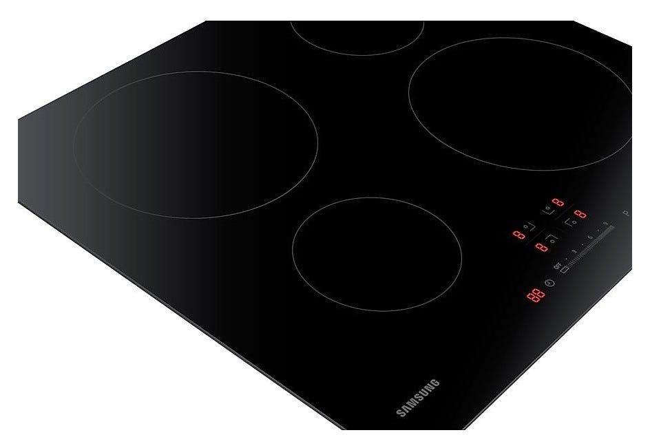 Samsung NZ64H37070K Piano cottura induzione cm. 60 - vetroceramica nero