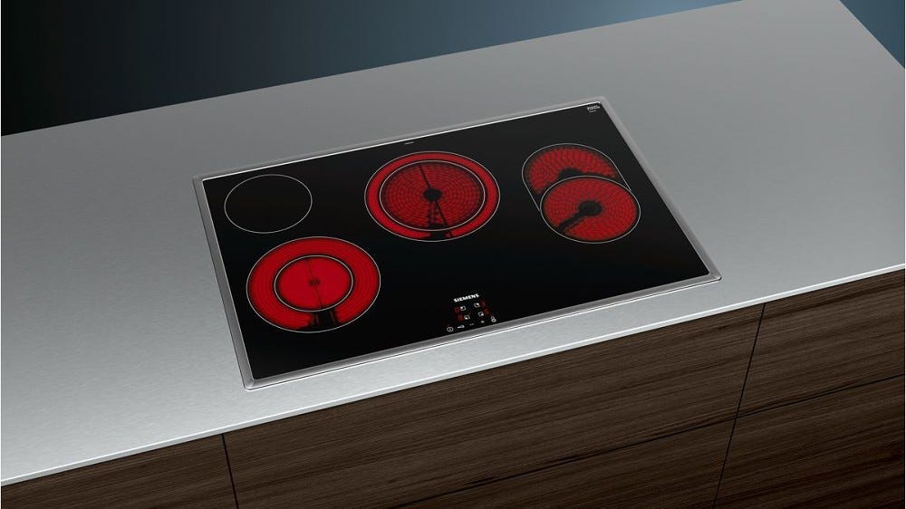 Siemens ET845HH17 Piano cottura elettrico cm 80 - vetroceramica nero