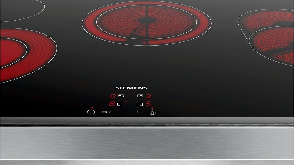 Siemens ET845HH17 Piano cottura elettrico cm 80 - vetroceramica nero