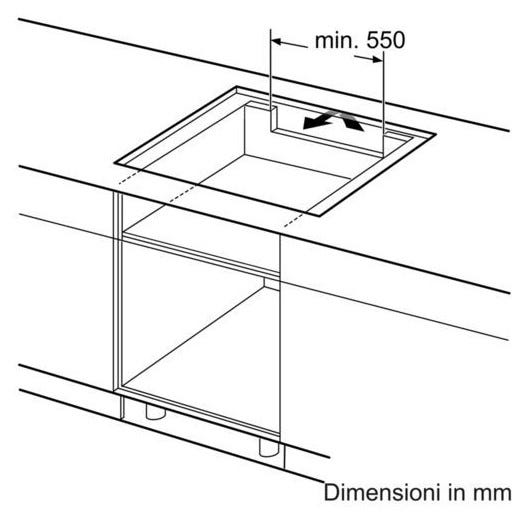 Bosch PXY801DW4E Serie 8 Piano cottura a induzione cm 80 - vetroceramica nero