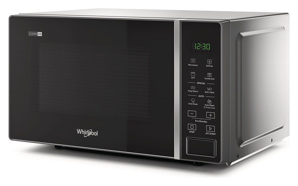 Whirlpool MWP203SB Forno a microonde a libera installazione cm. 46 - argento