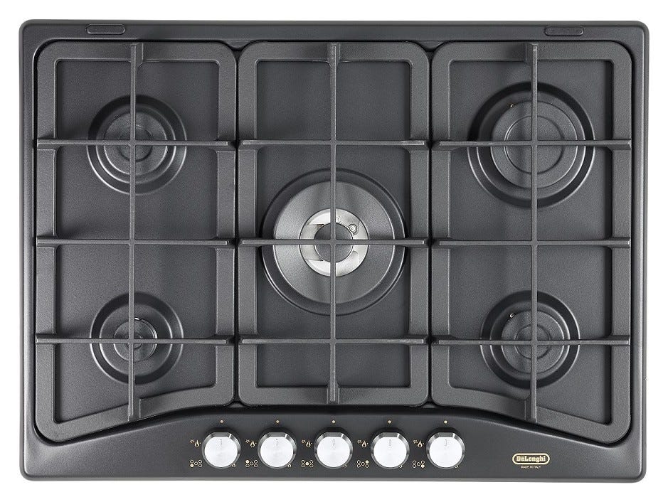 De Longhi PFA57GH Professional Piano cottura a gas cm 70 - antracite