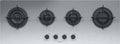 Barazza 1PMD104 Mood Piano cottura a gas - cm 110 - inox