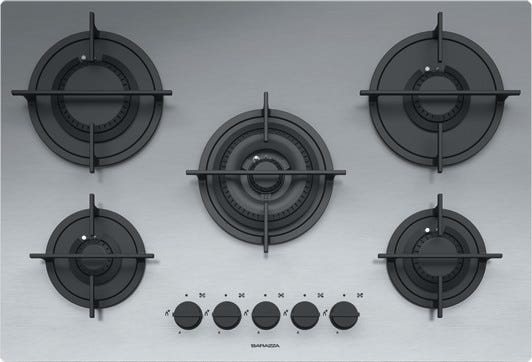 Barazza 1PMD75 Mood Piano cottura a gas - cm 75 - inox