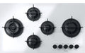 Barazza 1PMD95B Mood Piano cottura a gas - cm 86 - vetroceramica bianco