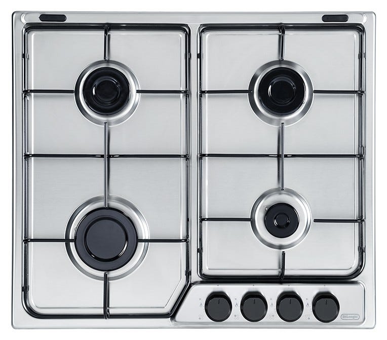 De Longhi FFA46ASV Family Piano cottura a gas cm 58 - inox