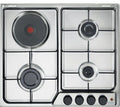 De Longhi FFI36ER Family Piano cottura a gas con piastra elettrica cm 58 - inox