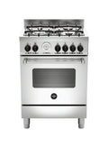 La Germania AMN664EXT Americana Cucina cm. 60 inox 4 fuochi a gas - forno singolo elettrico