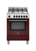 La Germania AMN664EVIV/24 Americana Cucina cm. 60 vino 4 fuochi a gas - forno singolo elettrico