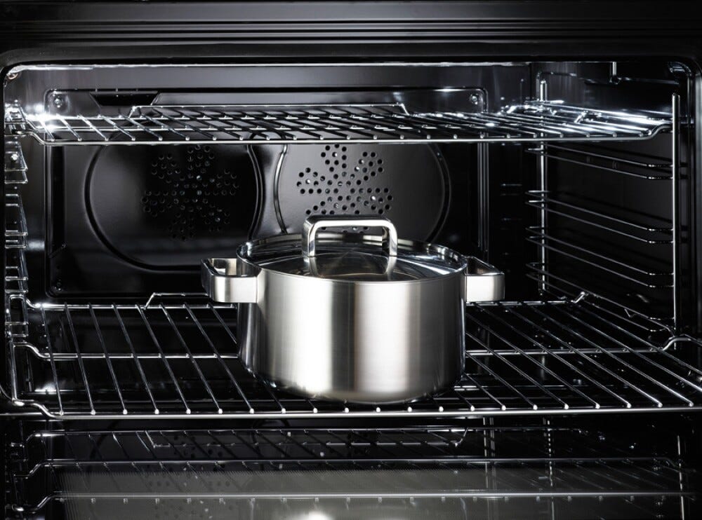 La Germania AMN664EVIV/24 Americana Cucina cm. 60 vino 4 fuochi a gas - forno singolo elettrico