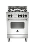 La Germania AMN664GXT Americana Cucina cm. 60 inox 4 fuochi a gas - forno singolo a gas