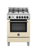 La Germania AMN664GCRV/24 Americana Cucina cm. 60 crema 4 fuochi a gas - forno singolo a gas